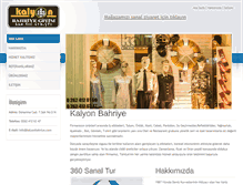 Tablet Screenshot of kalyonbahriye.com
